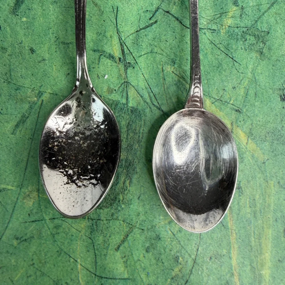 Vintage Souvenir‎ Spoons Florida Stowe Vermont Skiing Lot of 2 Collection